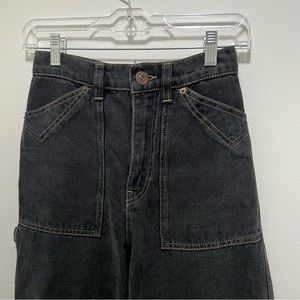 BDG Urban Outfitters Black Carpenter Jeans with Thick Cuff